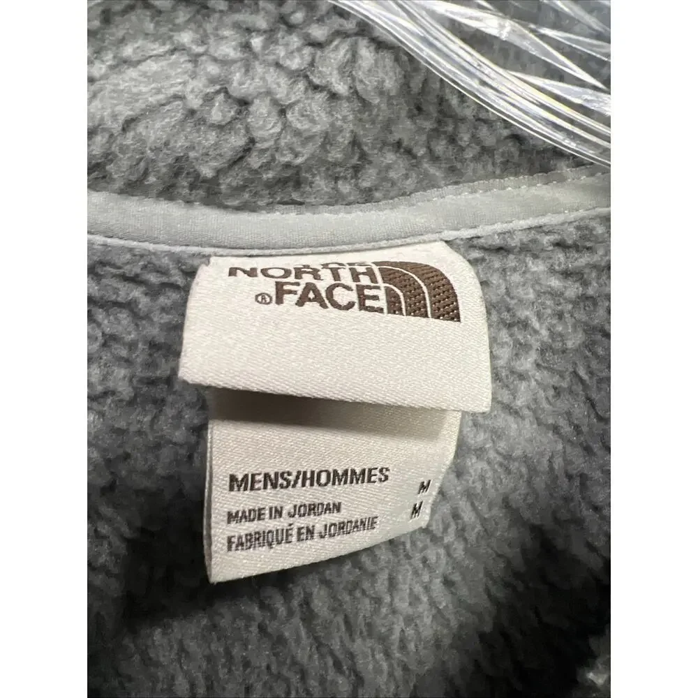 North Face Vest Men M Gordon Lyons Fleece Sweater Full Zip Hike Better NF0A3YR9
